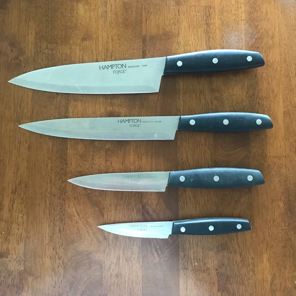 Set of 4 Hampton Forge Kitchen Knives